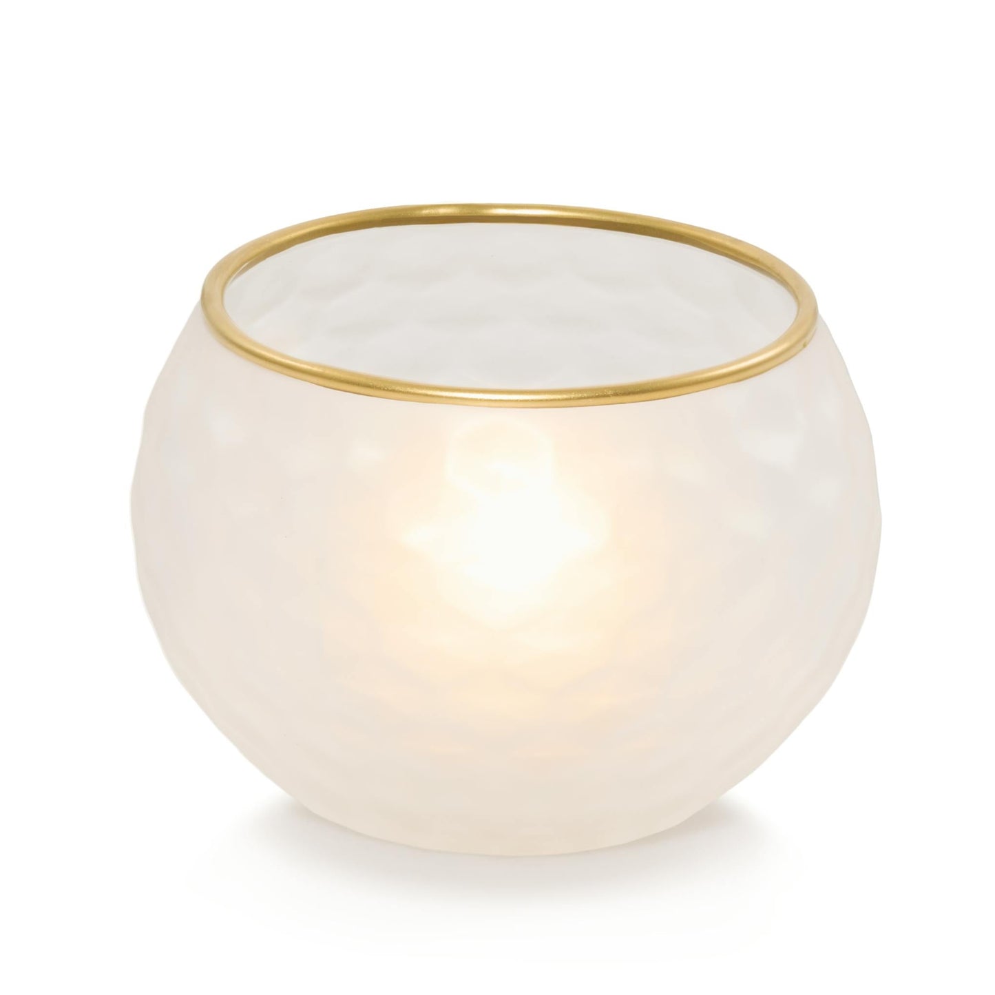 Frosted Honeycomb Tea Light Candle Holder (S2K7B)