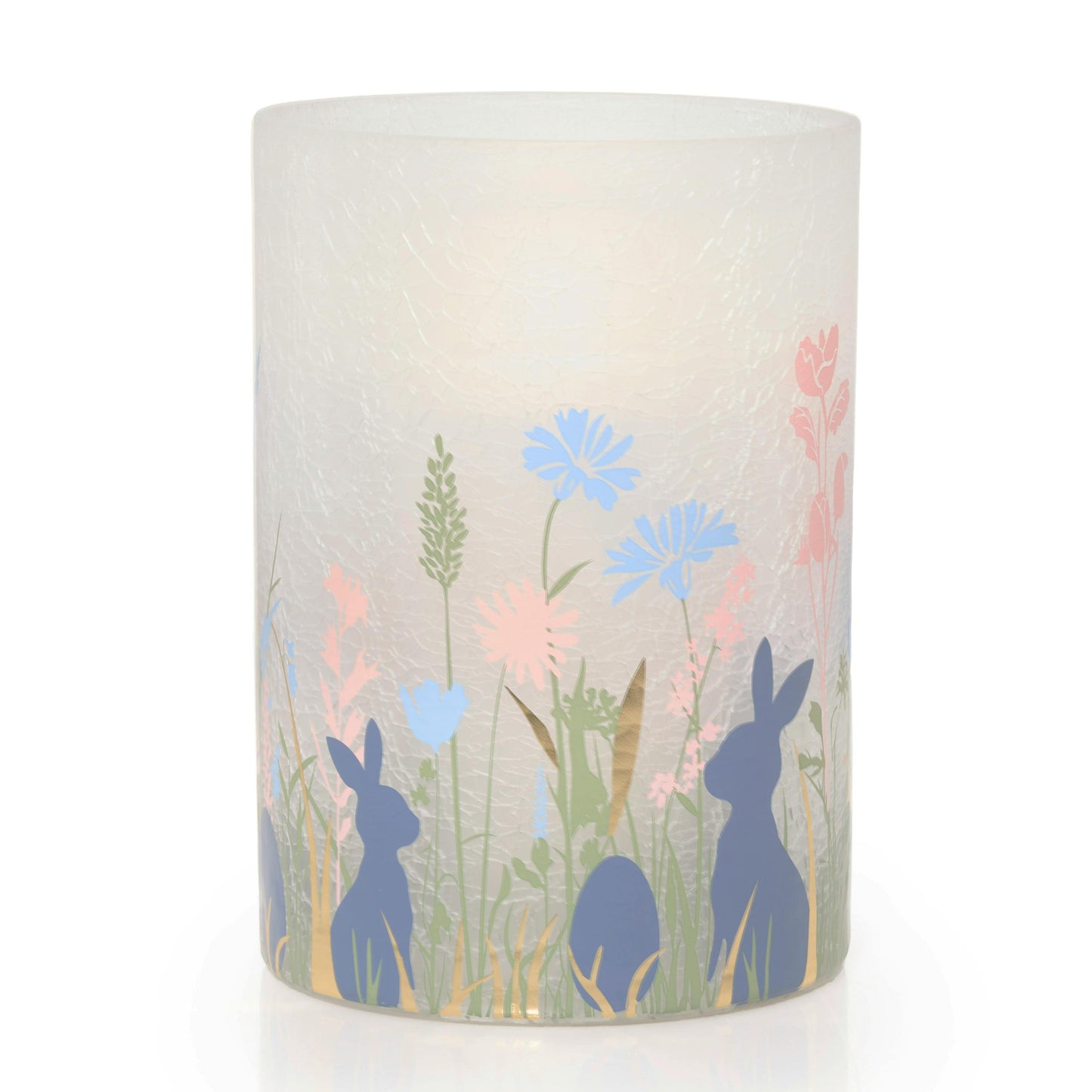 Easter Bunny Jar Candle Holder (S26B8)