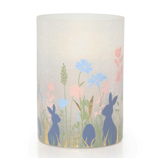 Easter Bunny Jar Candle Holder (S26B8)