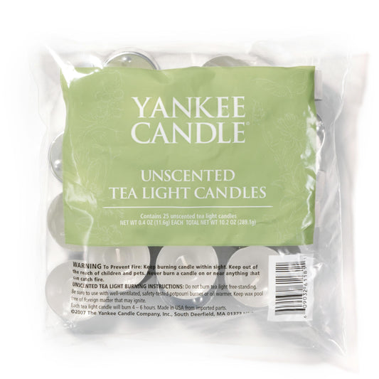 Unscented Tea Light Candles (S2ZRD)