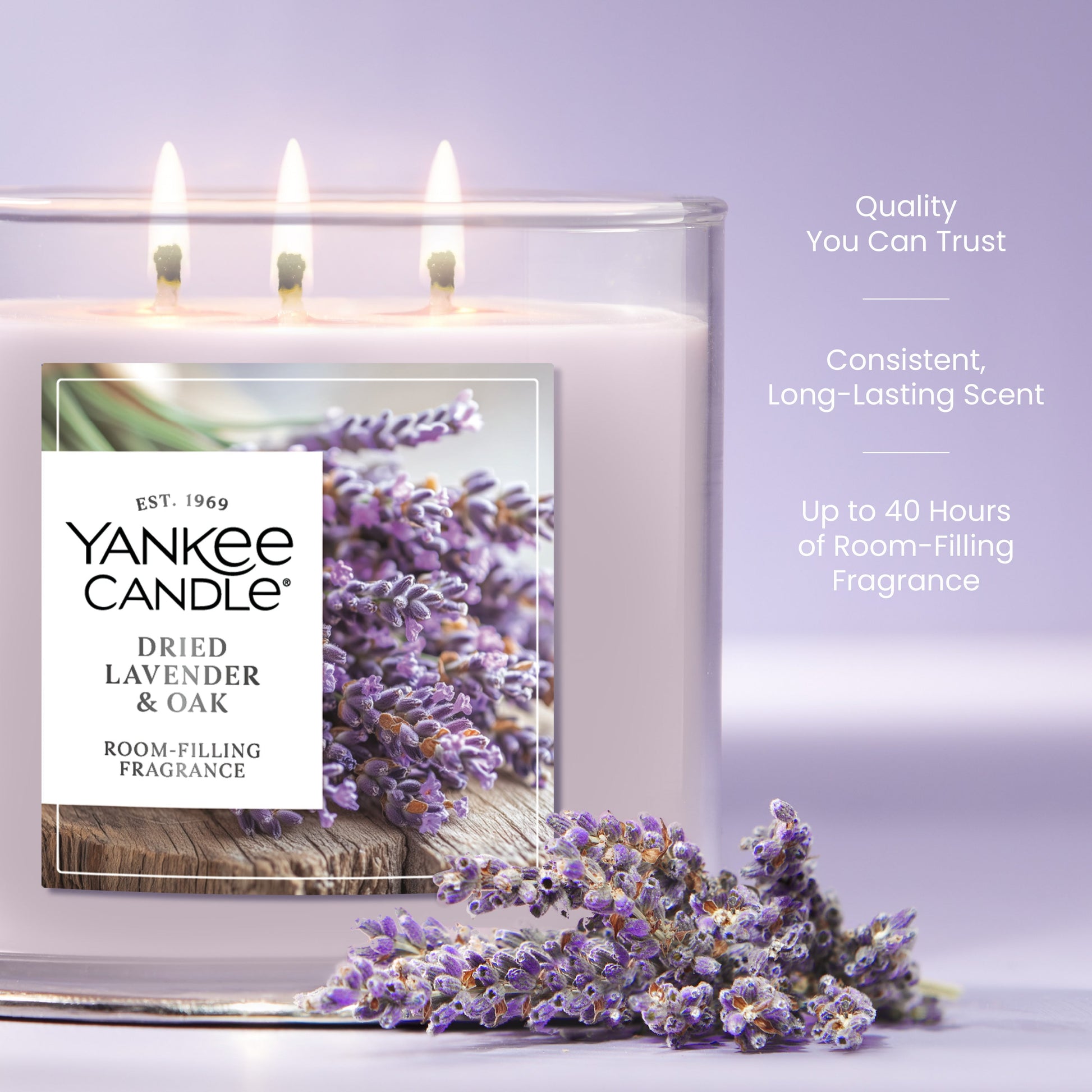 Dried Lavender & Oak