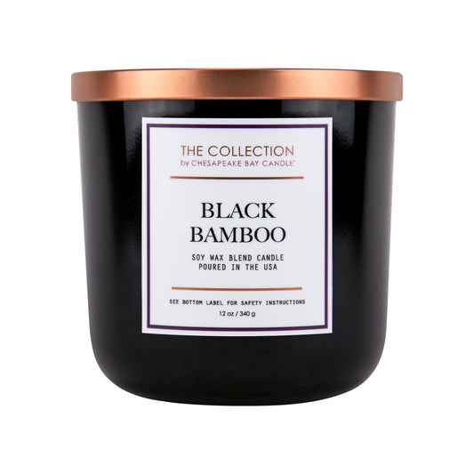 black bamboo medium 2 wick tumbler candle